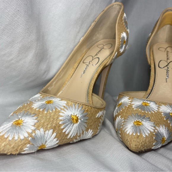 Size 8 Jessica Simpson Cassani Daisy Heel - Picture 3 of 6
